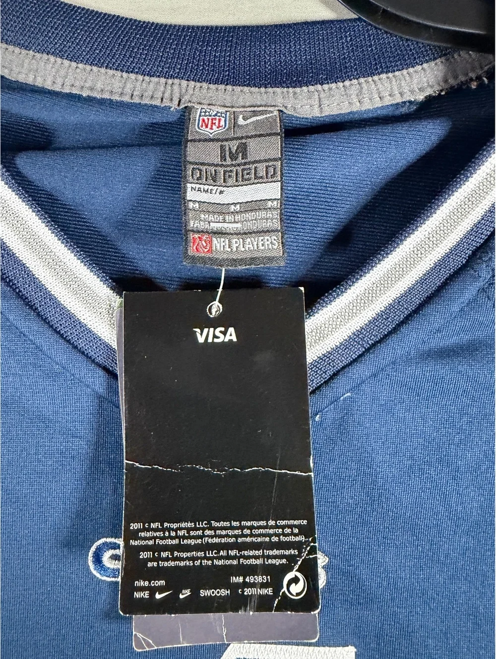 Nike Dallas Cowboys #4 Prescott NFL On Field Jersey Medium